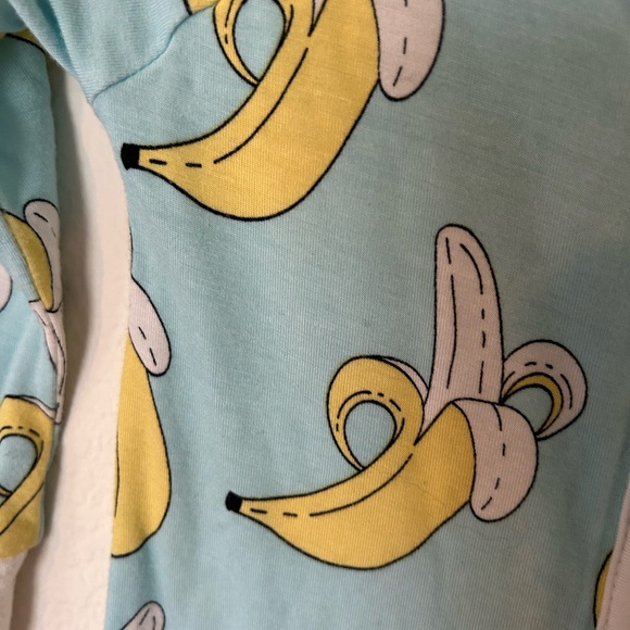 Little Sleepies Zipper Pajamas for Baby Boys & Baby Girls, Banana 3-6 - Picture 9 of 10